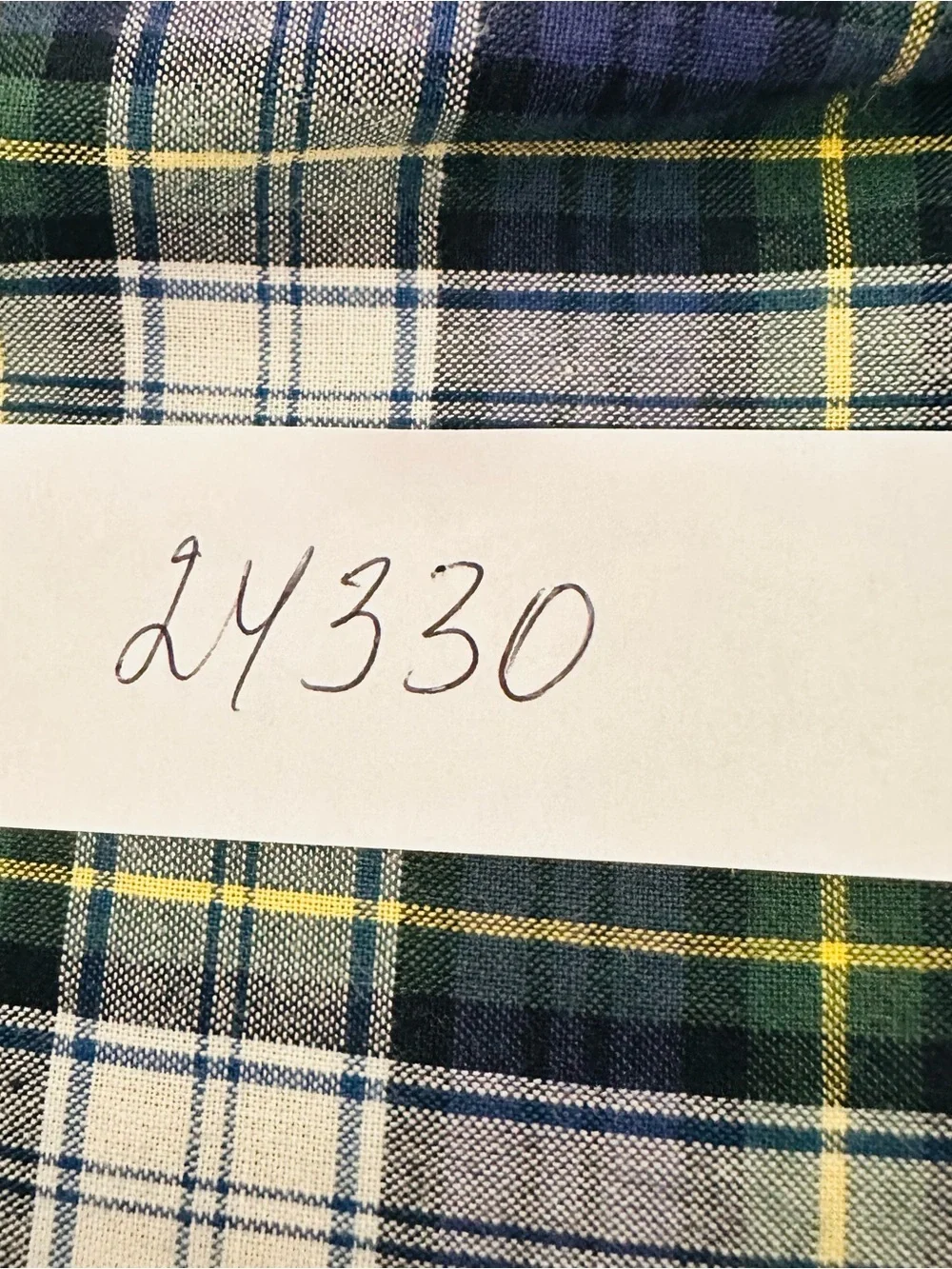 Ralph Lauren Boys Size XL (18-20) Blue And Green Plaid Button Down  Shirt  NWT
